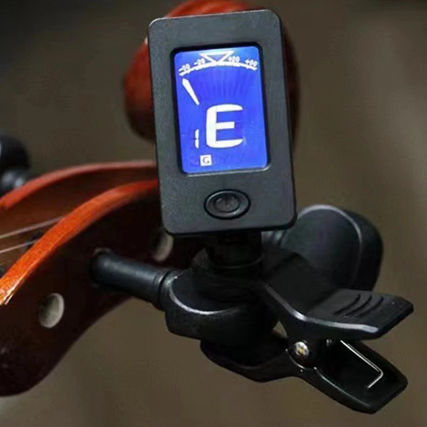 Precision 360° Clip-On Guitar Tuner – Fast & Accurate Tuning for Guitar, Bass & Ukulele