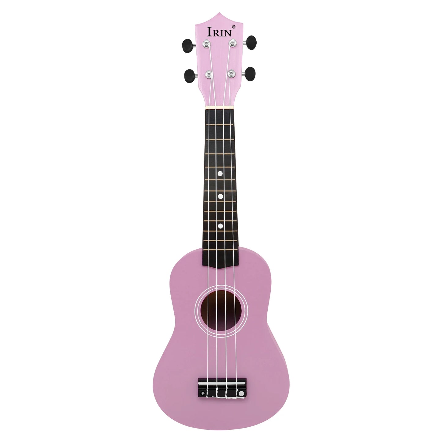 IRIN 21 Inch Ukulele Hawaiian Guitar Soprano Beginner Ukulele 4 String Guitar Musical Gifts Instrument With Kazoo Strap Capo Bag