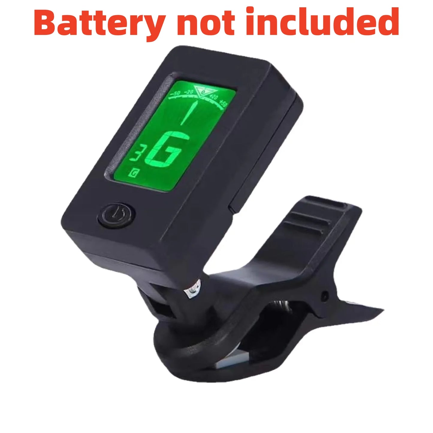 Precision 360° Clip-On Guitar Tuner – Fast & Accurate Tuning for Guitar, Bass & Ukulele