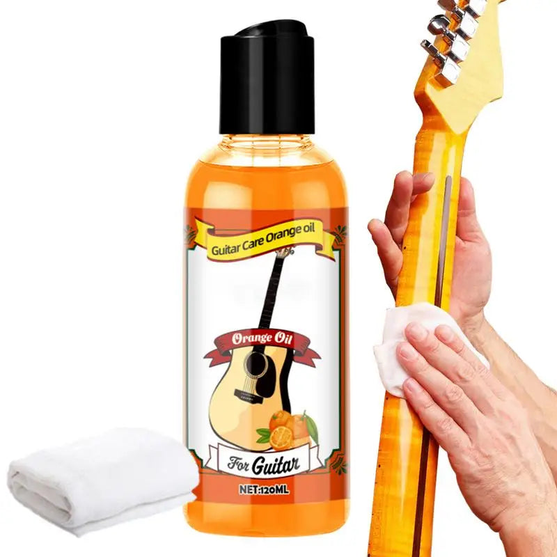 Guitar Fretboard Care Oil – Natural Wood Conditioner & Cleaning Kit with Polishing Cloth