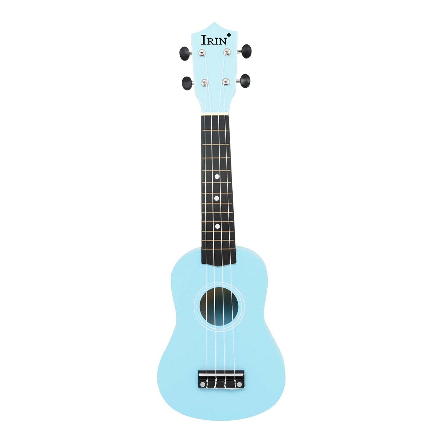 IRIN 21 Inch Ukulele Hawaiian Guitar Soprano Beginner Ukulele 4 String Guitar Musical Gifts Instrument With Kazoo Strap Capo Bag